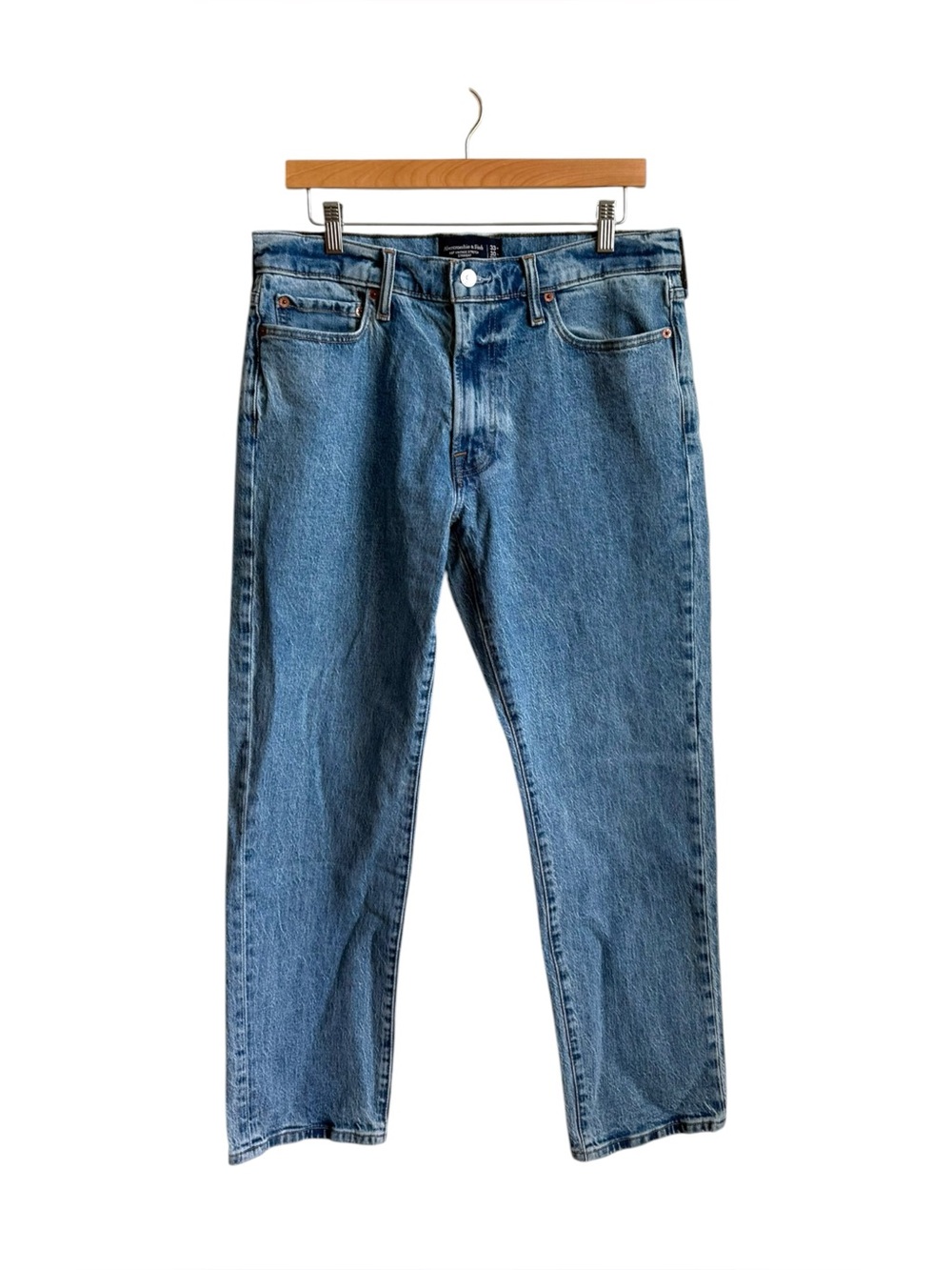 Abercrombie & Fitch A&F Vintage Stretch Straight Leg Jeans 33x30 NWT